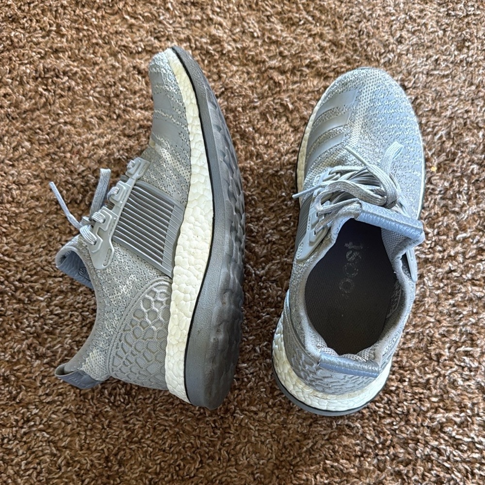 Adidas Light Gray Athletic Sneakers